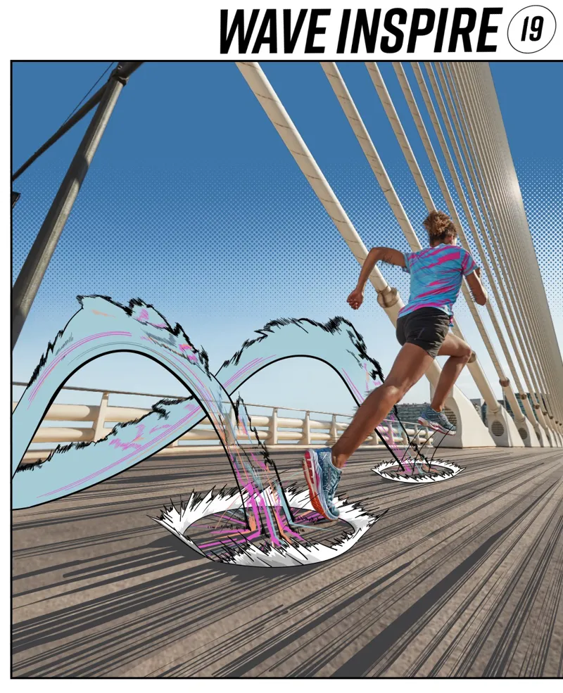 Mizuno Men's Wave Inspire 19 Provincial Blue/White/Light Orange-8